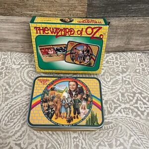 NEW The Wizard of Oz Tin Box Playing Cards Double Deck Collector Set 1995 Enesco